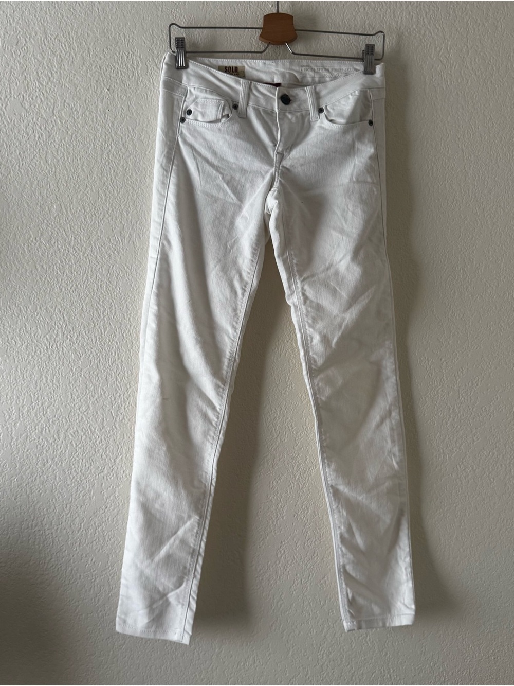 Design Lab Ankle Stretch skinny Jeans white